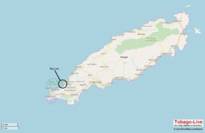 On the map of Tobago you can see that Buccoo is located in the south-west of the island directly at the Caribbean.