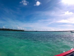 Blick auf No Man´s Land und Bon Accord Lagoon, Tobago