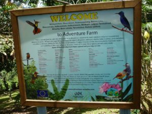 Adventure Farm & Nature Reserve in Plymouth on Tobago in the Caribbean