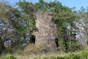 The remains of an old Dutch windmill