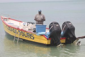 Die Küste an der Karibik auf Tobago und Trinidad und Tobago ist grün. Es gibt auch Sandstrand und Strand. Mit der Bootstour mit Alibaba aus Castara erkundet man die Insel. Auch mit BBQ im Nylon Pool und No Man´s Land.